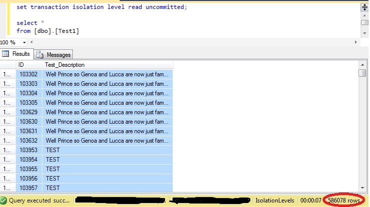 Getting More Data Than You Bargained For With NOLOCK | Notes on SQL