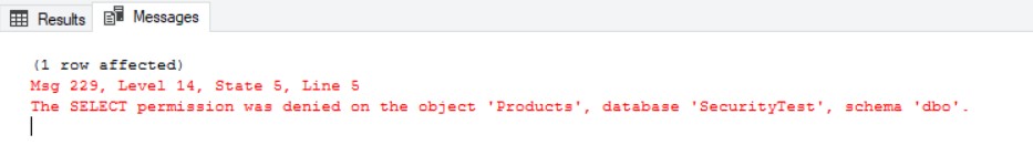 Using EXECUTE AS to control data access | Notes on SQL